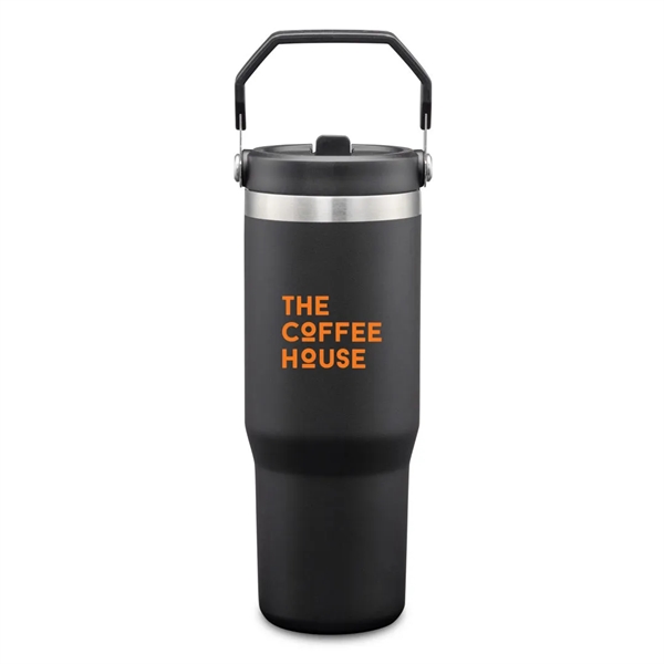 Revive SS Travel Mug w/Handle & Straw - 30oz