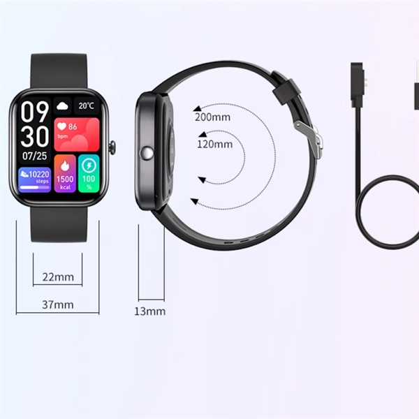 Multi Sport Modes GPS Track Recording Step Smart Watch - Multi Sport Modes GPS Track Recording Step Smart Watch - Image 2 of 5
