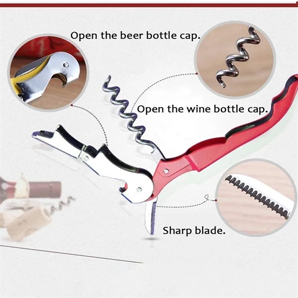 Multi-functional Corkscrew Wine Opener - Multi-functional Corkscrew Wine Opener - Image 2 of 9