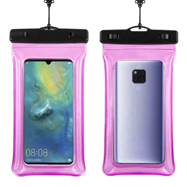 IPX8 Waterproof Floating Smartphone Pouch with Lanyard - IPX8 Waterproof Floating Smartphone Pouch with Lanyard - Image 0 of 3