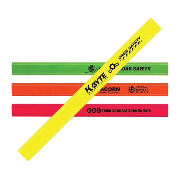 Fluorescent Finish Carpenter Pencil - Fluorescent Finish Carpenter Pencil - Image 0 of 5