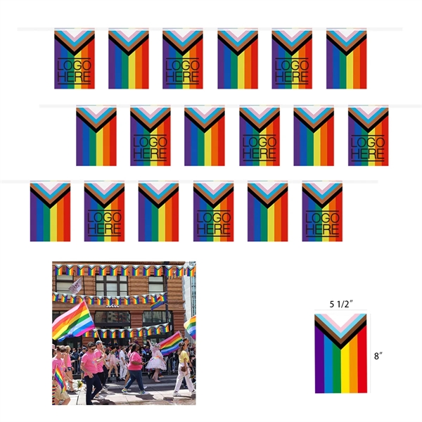 Progressive Pride LGBTQ Flags Banner - Progressive Pride LGBTQ Flags Banner - Image 0 of 0