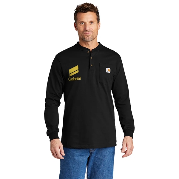 Carhartt® Long Sleeve Henley T-Shirt - Carhartt® Long Sleeve Henley T-Shirt - Image 0 of 4