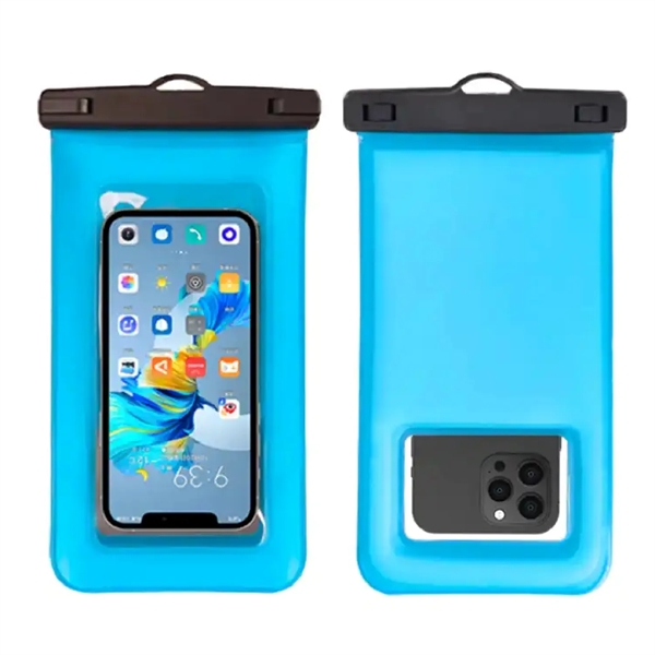 IPX8 Waterproof Floating Large Phone Pouch with Lanyard - IPX8 Waterproof Floating Large Phone Pouch with Lanyard - Image 0 of 1
