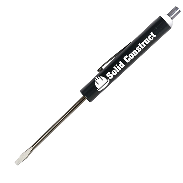 Pocket Screwdriver-Fixed 1/8" Flat Tip Blade w/Magnetic Top - Pocket Screwdriver-Fixed 1/8" Flat Tip Blade w/Magnetic Top - Image 3 of 15