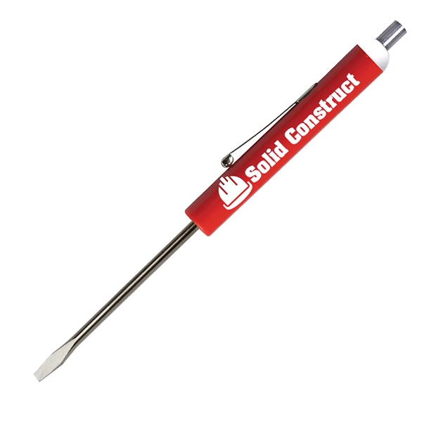 Pocket Screwdriver-Fixed 1/8" Flat Tip Blade w/Magnetic Top - Pocket Screwdriver-Fixed 1/8" Flat Tip Blade w/Magnetic Top - Image 0 of 15