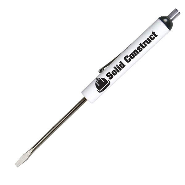Pocket Screwdriver-Fixed 1/8" Flat Tip Blade w/Magnetic Top - Pocket Screwdriver-Fixed 1/8" Flat Tip Blade w/Magnetic Top - Image 4 of 15
