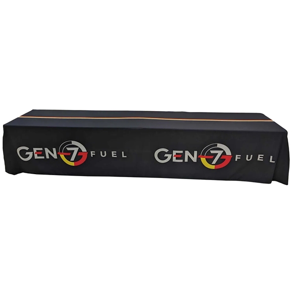Sublimated Table Cloth for 12' table, Drape Style - Sublimated Table Cloth for 12' table, Drape Style - Image 1 of 6