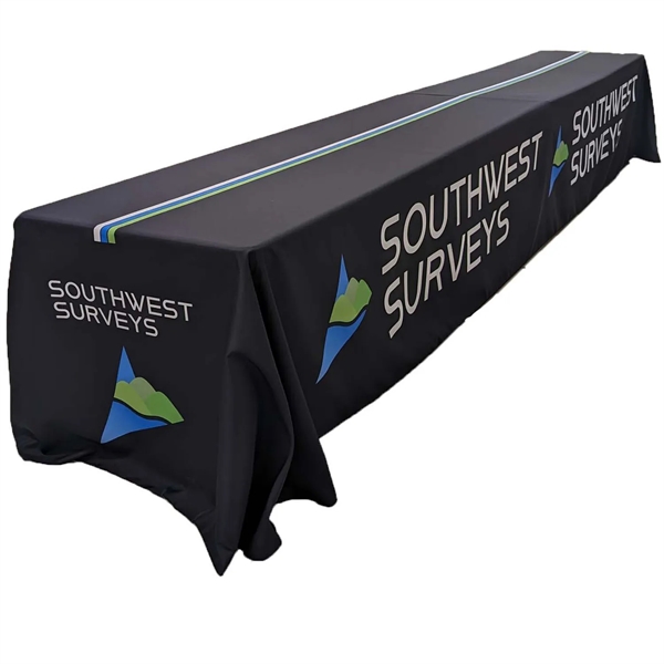 Sublimated Table Cloth for 16' table, Drape Style - Sublimated Table Cloth for 16' table, Drape Style - Image 4 of 8