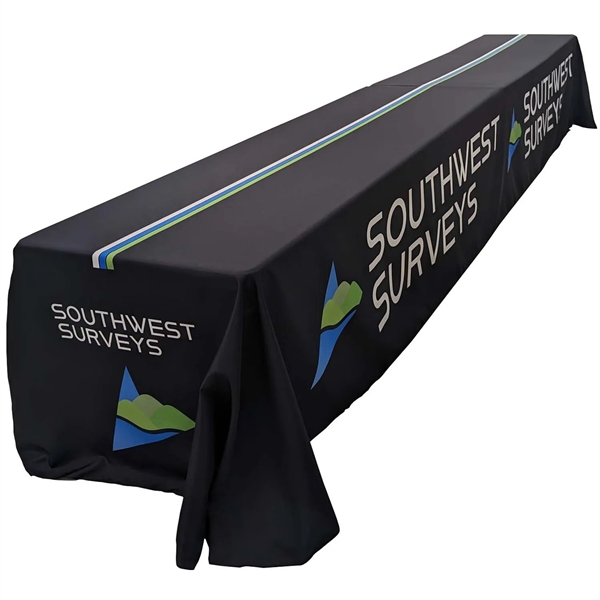 Sublimated Table Cloth for 16' table, Drape Style - Sublimated Table Cloth for 16' table, Drape Style - Image 6 of 8