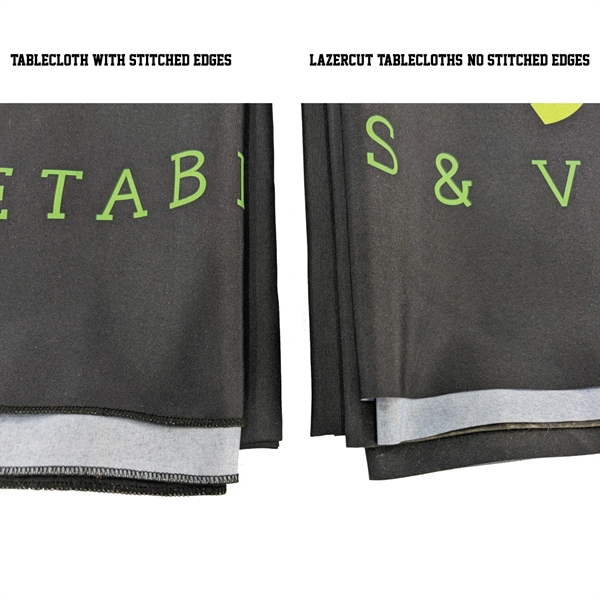 8' LazerCut 3-Sided Premium Sublimated Tablecloth - 8' LazerCut 3-Sided Premium Sublimated Tablecloth - Image 8 of 8