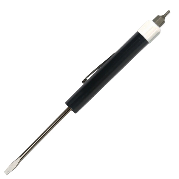 Pocket Screwdriver - Fixed 1/8" Flat Tip Blade w/Hex Bit Top - Pocket Screwdriver - Fixed 1/8" Flat Tip Blade w/Hex Bit Top - Image 5 of 19