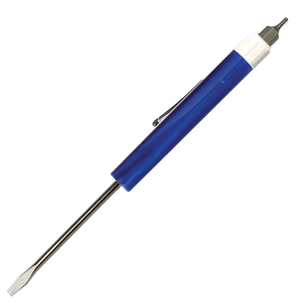 Pocket Screwdriver - Fixed 1/8" Flat Tip Blade w/Hex Bit Top - Pocket Screwdriver - Fixed 1/8" Flat Tip Blade w/Hex Bit Top - Image 7 of 19