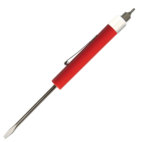 Pocket Screwdriver - Fixed 1/8" Flat Tip Blade w/Hex Bit Top - Pocket Screwdriver - Fixed 1/8" Flat Tip Blade w/Hex Bit Top - Image 8 of 19