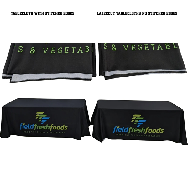 6' LazerCut 3-Sided Premium Sublimated Tablecloth - 6' LazerCut 3-Sided Premium Sublimated Tablecloth - Image 6 of 9