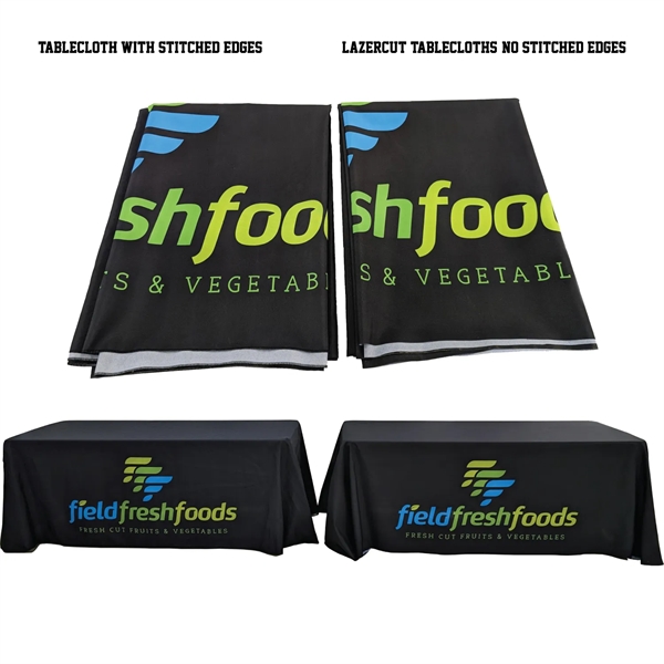 6' LazerCut 3-Sided Premium Sublimated Tablecloth - 6' LazerCut 3-Sided Premium Sublimated Tablecloth - Image 7 of 9