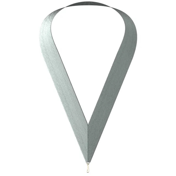 Sewn Through Stock Attached Metallic Neckband - Sewn Through Stock Attached Metallic Neckband - Image 1 of 2