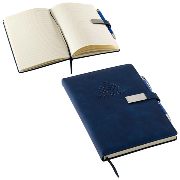Thesis Hardcover Journal with Magnetic Closure & Pen - Thesis Hardcover Journal with Magnetic Closure & Pen - Image 1 of 5