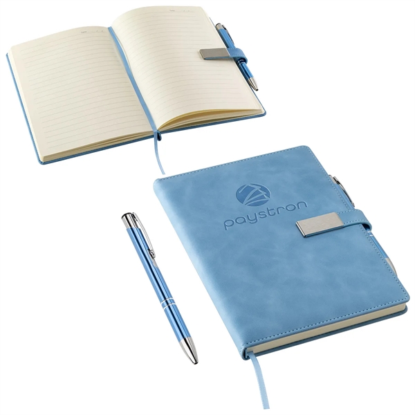 Thesis Hardcover Journal with Magnetic Closure & Pen - Thesis Hardcover Journal with Magnetic Closure & Pen - Image 5 of 5