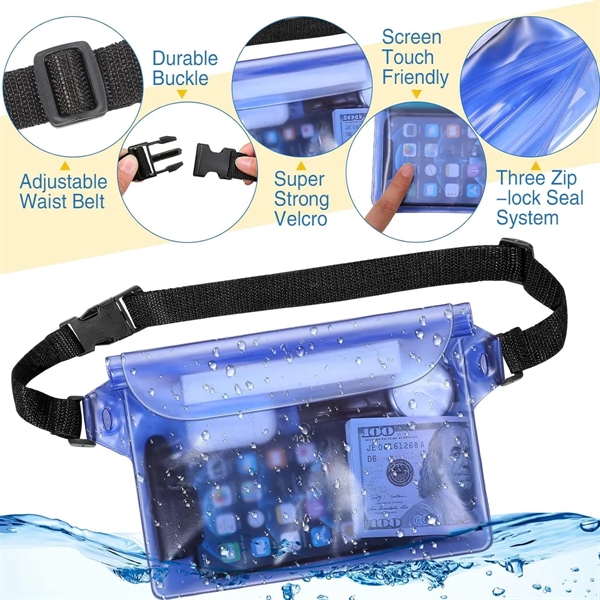 Waterproof Pouch Bag Phone Fanny Pack Beach Accessories - Waterproof Pouch Bag Phone Fanny Pack Beach Accessories - Image 1 of 2
