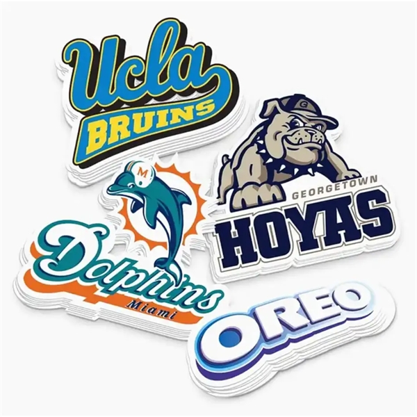 Customized Promotional Removable Die Cut Decal Stickers - Customized Promotional Removable Die Cut Decal Stickers - Image 0 of 2