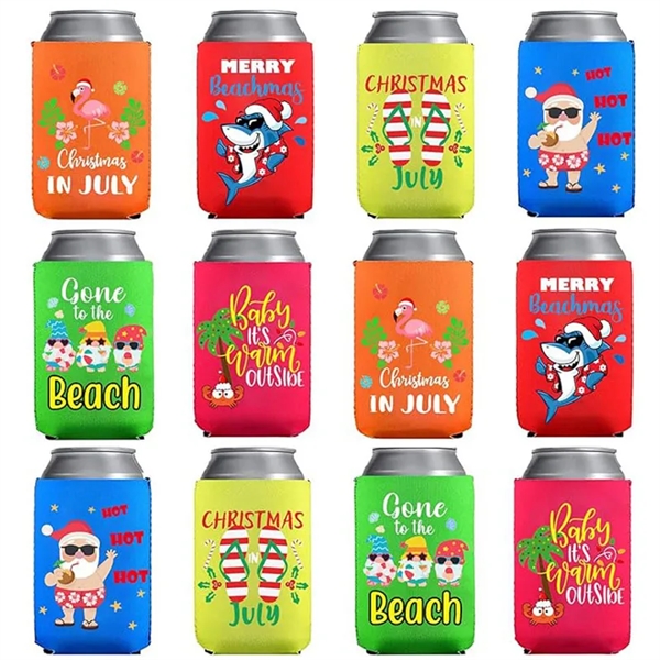12OZ Neoprene Seltzer Collapsible Can Coolie (Full Imprint) - 12OZ Neoprene Seltzer Collapsible Can Coolie (Full Imprint) - Image 2 of 2
