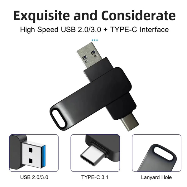 2 in 1 Type C Flash Drive - 2 in 1 Type C Flash Drive - Image 1 of 4