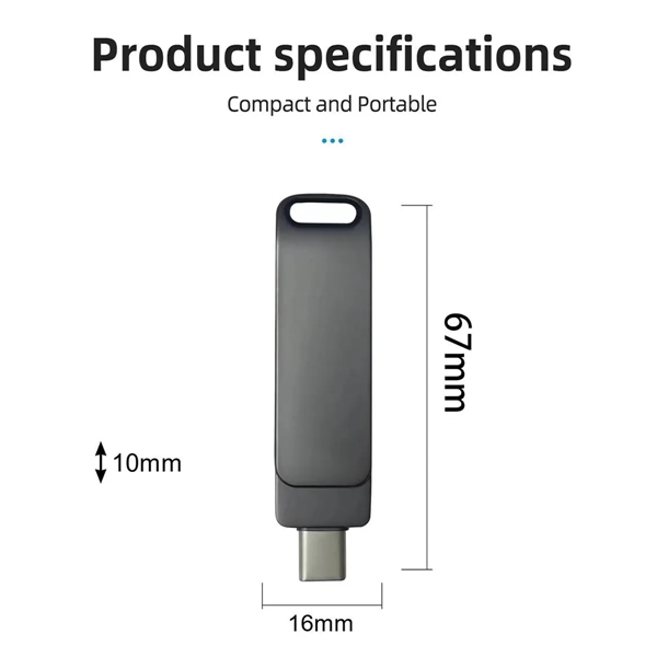 2 in 1 Type C Flash Drive - 2 in 1 Type C Flash Drive - Image 2 of 4