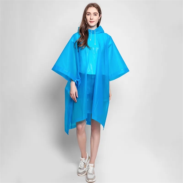 Rain Ponchos with Hood for Adults - Rain Ponchos with Hood for Adults - Image 1 of 3