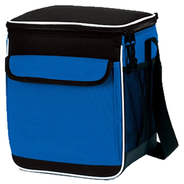 Insulated 12 Pack Lunch Cooler Bag w/ Front Pocket 9"x11"x7" - Insulated 12 Pack Lunch Cooler Bag w/ Front Pocket 9"x11"x7" - Image 2 of 6