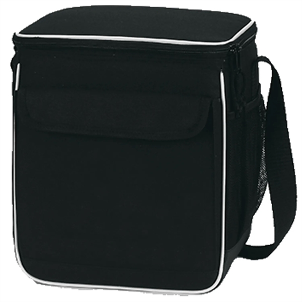 Insulated 12 Pack Lunch Cooler Bag w/ Front Pocket 9"x11"x7" - Insulated 12 Pack Lunch Cooler Bag w/ Front Pocket 9"x11"x7" - Image 3 of 6