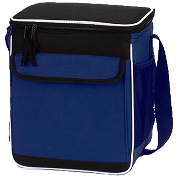 Insulated 12 Pack Lunch Cooler Bag w/ Front Pocket 9"x11"x7" - Insulated 12 Pack Lunch Cooler Bag w/ Front Pocket 9"x11"x7" - Image 6 of 6