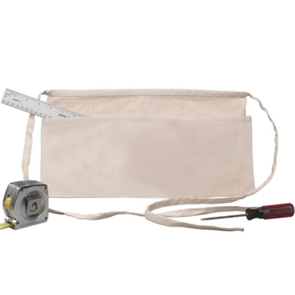 Utility Waist Apron w/ Custom Imprint & Two Front Pockets - Utility Waist Apron w/ Custom Imprint & Two Front Pockets - Image 2 of 2