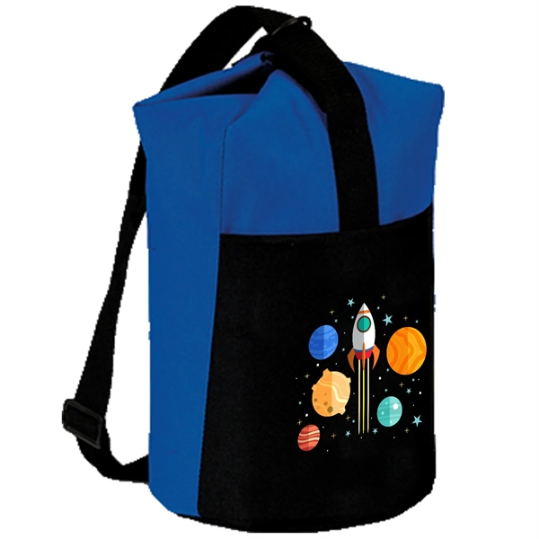 Premium Insulated 12 Pack Sling Cooler Bag w/ Front Pocket - Premium Insulated 12 Pack Sling Cooler Bag w/ Front Pocket - Image 1 of 4