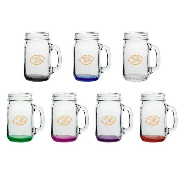 Handler 16 oz. Mason Jar with Handles - Handler 16 oz. Mason Jar with Handles - Image 0 of 0