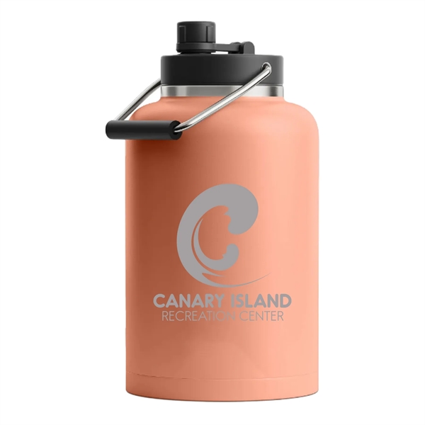 RTIC Ringed Stainless Steel One Gallon Jug - RTIC Ringed Stainless Steel One Gallon Jug - Image 20 of 21