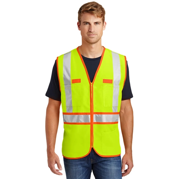 CornerStone® - ANSI 107 Class 2 Dual-Color Safety Vest - CornerStone® - ANSI 107 Class 2 Dual-Color Safety Vest - Image 2 of 2