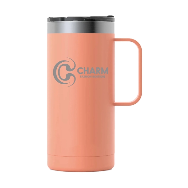 RTIC 16oz Ringed Stainless Steel Travel Mugs - RTIC 16oz Ringed Stainless Steel Travel Mugs - Image 38 of 39
