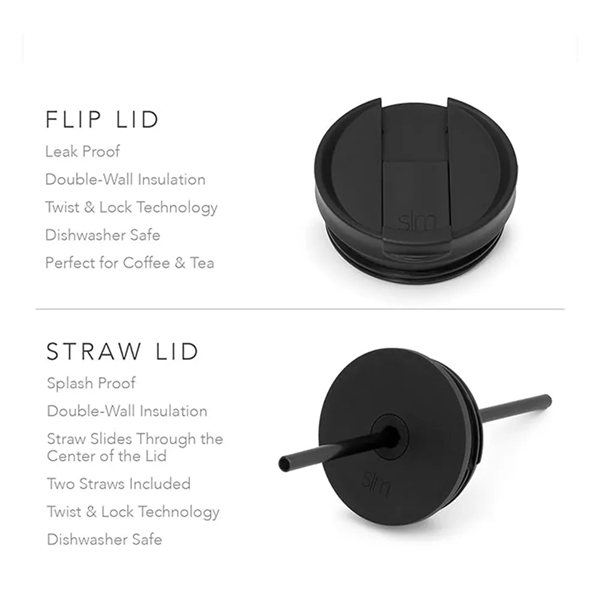 Simple Modern Classic Tumbler with Straw Lid 20oz - Simple Modern Classic Tumbler with Straw Lid 20oz - Image 10 of 12