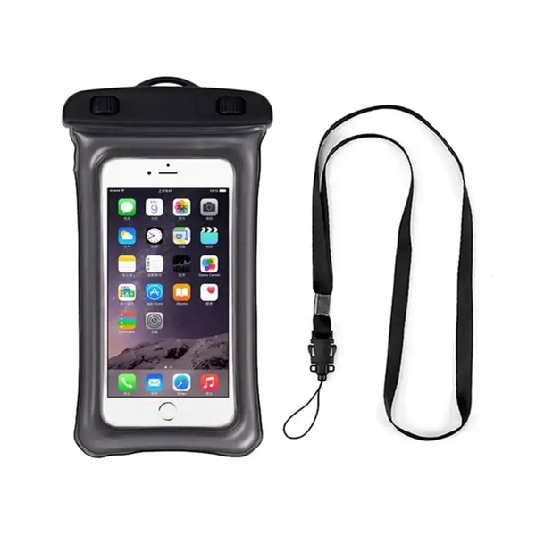 IPX8 Waterproof Floating Mobile Phone PVC Pouch with Lanyard - IPX8 Waterproof Floating Mobile Phone PVC Pouch with Lanyard - Image 2 of 12