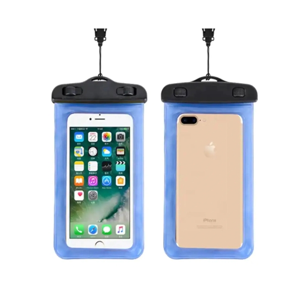 IPX8 Waterproof Floating Mobile Phone PVC Pouch with Lanyard - IPX8 Waterproof Floating Mobile Phone PVC Pouch with Lanyard - Image 3 of 12