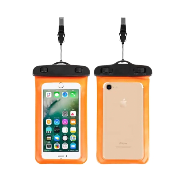 IPX8 Waterproof Floating Mobile Phone PVC Pouch with Lanyard - IPX8 Waterproof Floating Mobile Phone PVC Pouch with Lanyard - Image 4 of 12