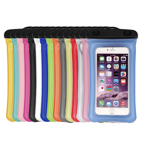 IPX8 Waterproof Floating Mobile Phone PVC Pouch with Lanyard - IPX8 Waterproof Floating Mobile Phone PVC Pouch with Lanyard - Image 5 of 12