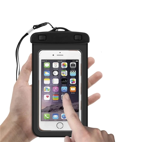 IPX8 Waterproof Floating Mobile Phone PVC Pouch with Lanyard - IPX8 Waterproof Floating Mobile Phone PVC Pouch with Lanyard - Image 6 of 12