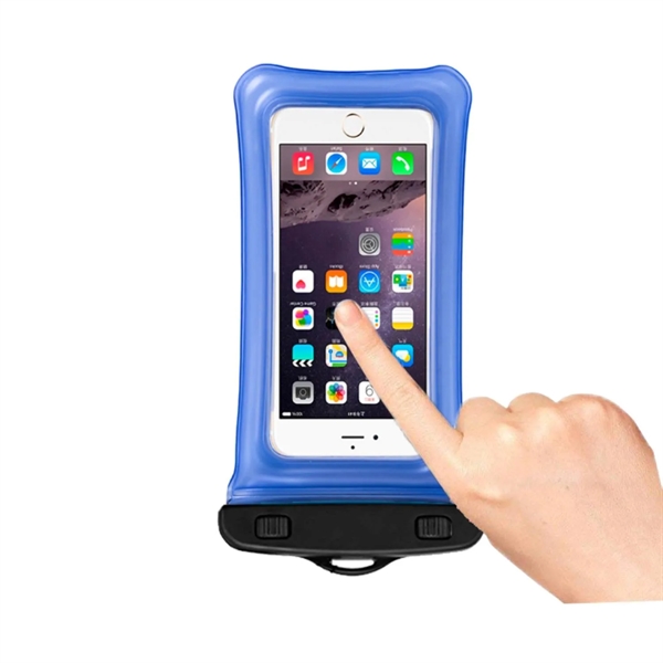 IPX8 Waterproof Floating Mobile Phone PVC Pouch with Lanyard - IPX8 Waterproof Floating Mobile Phone PVC Pouch with Lanyard - Image 8 of 12