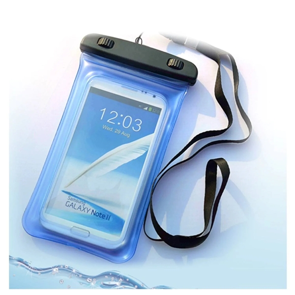 IPX8 Waterproof Floating Mobile Phone PVC Pouch with Lanyard - IPX8 Waterproof Floating Mobile Phone PVC Pouch with Lanyard - Image 9 of 12