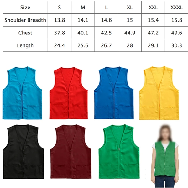 Adult Volunteer Activity Waistcoat - Polyester - Adult Volunteer Activity Waistcoat - Polyester - Image 1 of 2