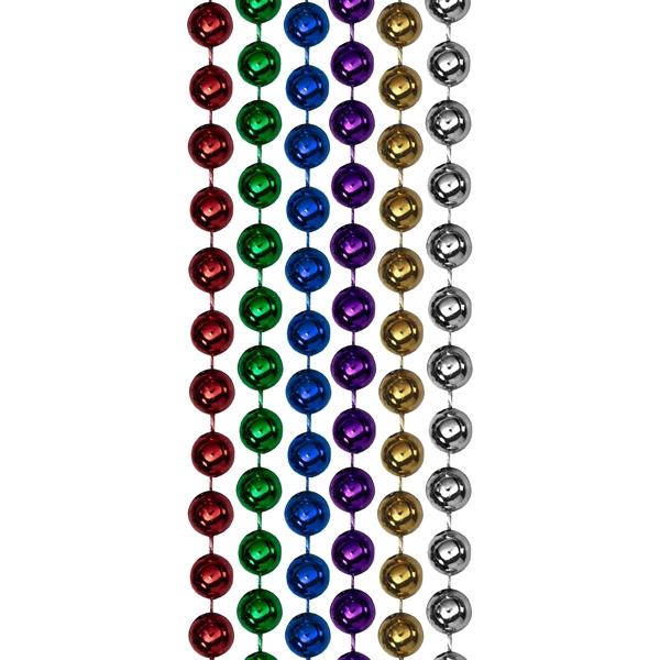 Multi Bead 7 MM 33" Necklace - Multi Bead 7 MM 33" Necklace - Image 1 of 1