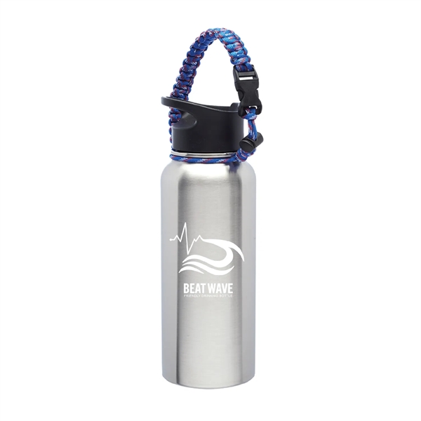 34 oz. Rappel Stainless Steel Water Bottles with Paracord St - 34 oz. Rappel Stainless Steel Water Bottles with Paracord St - Image 1 of 1