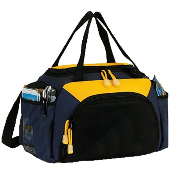 Insulated 8 Pack Duffle Cooler Bag w/ Pockets 11"x 7"x 6.5" - Insulated 8 Pack Duffle Cooler Bag w/ Pockets 11"x 7"x 6.5" - Image 4 of 5